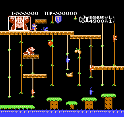 Donkey Kong Jr. + Jr. Lesson (Japan) In game screenshot
